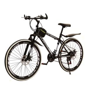 山地自行车21/24/27速24寸26寸一体轮双碟刹变速男女学生单车