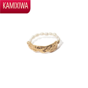 KAMIXIWA日期/设计感珍珠戒指女小众设计冷淡风时尚个性情侣合金潮ins