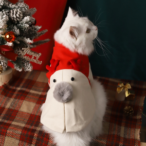 华元宠具 (HOOPET)猫咪圣诞针织项圈宠物围脖小狗冬季帽子新年小猫过年猫猫狗狗衣服