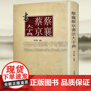 蔡襄蔡京书法大字典宋代历代名家书法字帖碑帖墨迹临摹鉴赏书籍正版 河南美术出版社