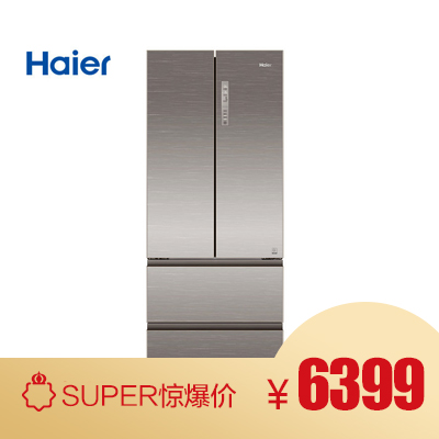 海尔(haier)bcd-430wdgr 430升多门冰箱 精控干湿分储 变频一级能耗