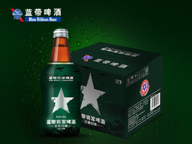 蓝带将军啤酒 精酿11度500ml*12瓶 整箱 口感醇厚美式酿造精选原料