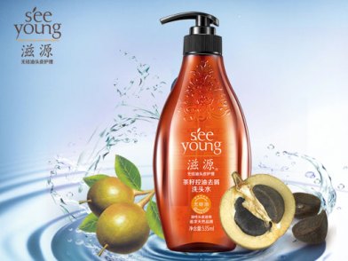 【苏宁超市】seeyoung滋源 茶籽控油去屑洗头水 无硅油洗发水535ml