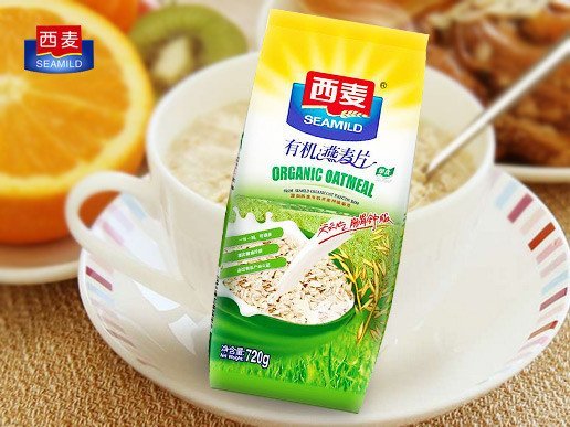 西麦 有机燕麦片720g