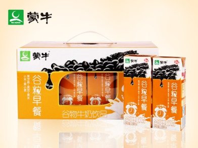 蒙牛 黑谷 谷粒早餐 牛奶饮品 250ml×12盒 常温牛奶畅饮好奶