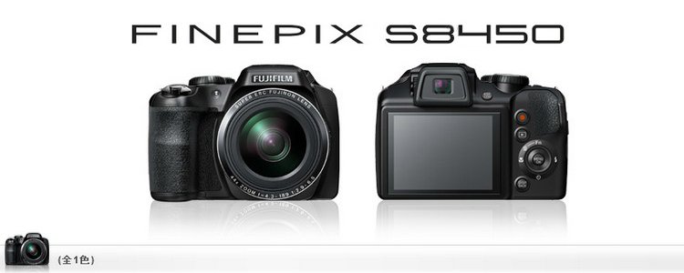 富士(fujifilm) finepix s8450 数码相机 黑色