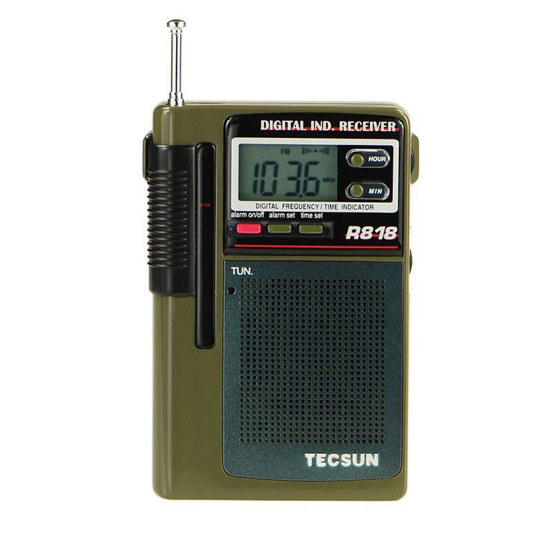 德生(Tecsun) R-818 便携式全波段钟控收音机