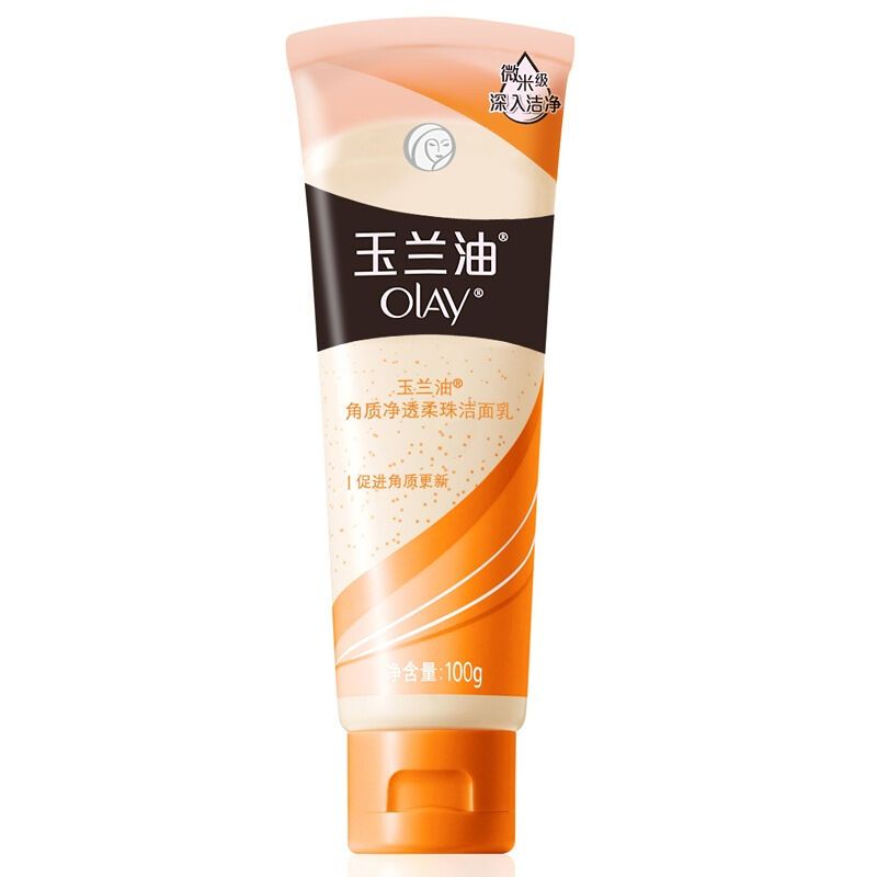 玉兰油角质净透柔珠洁面乳100g