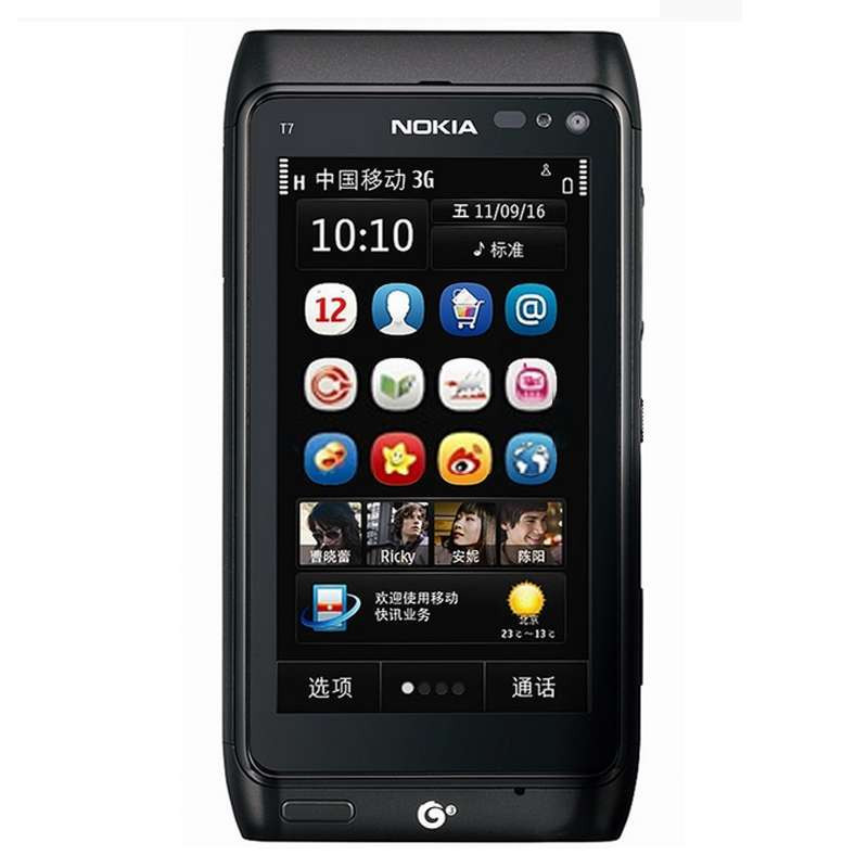 诺基亚 手机 t7 (黑)高清实拍图