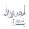 戴维尼 LOVE兔 白18K金项链