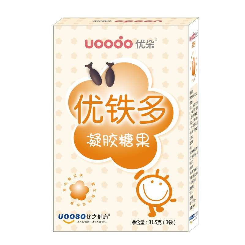 优朵(Uoodo)优铁多凝胶糖果1.05g×30粒