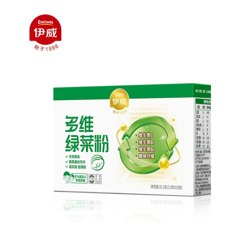 伊威(eastwes)多维绿菜粉52.5g(3.5g*15袋)