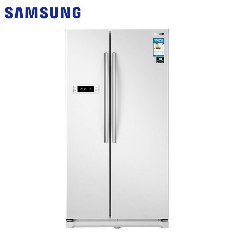 三星(SAMSUNG)542升双开门冰箱 风冷无霜 智能变频 一级能效 家用 RS542NCAEWW/SC