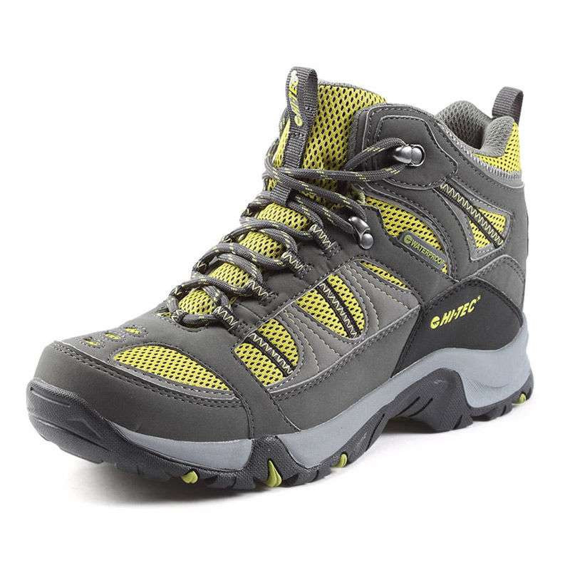 海泰客HI-TEC男户外登山鞋防水高帮户外徒步鞋20-5B086(中灰色/42)