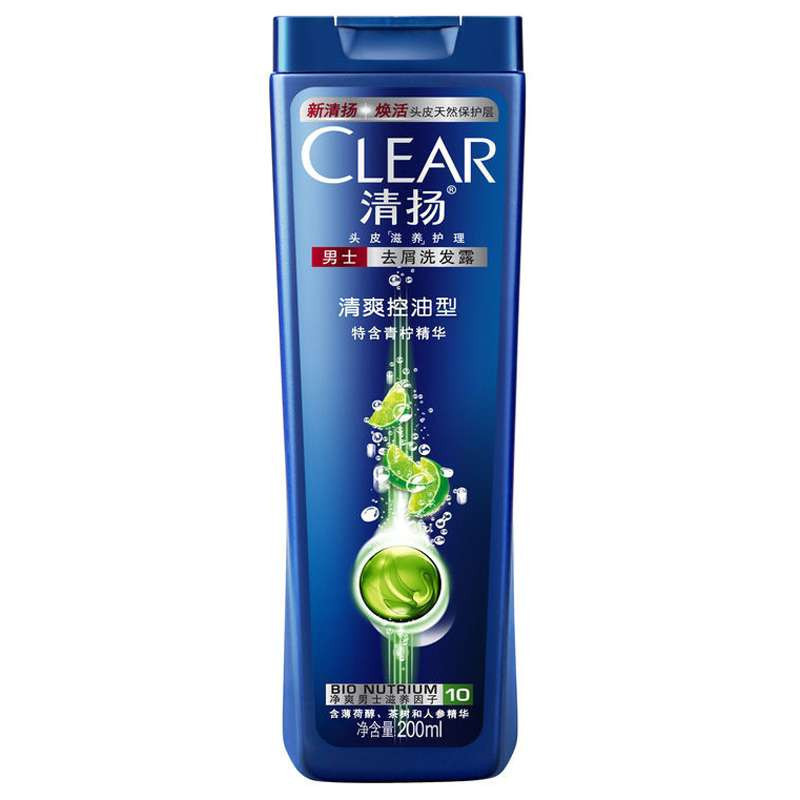 清扬男士洗发露清爽控油型200mL