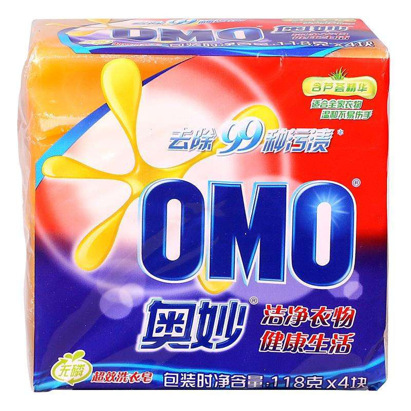 奥妙99超效洗衣皂118g*4