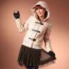VANCL凡客诚品 甜美公主连帽羽绒服 米色 L