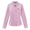 VANCL凡客诚品 学院风条纹长袖衬衫 红色条纹 M