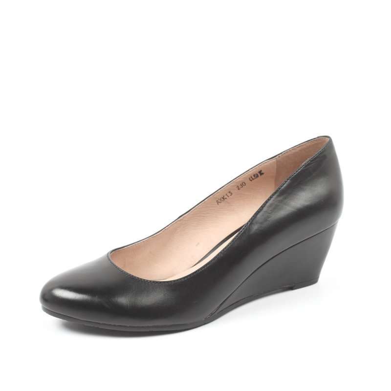 Bata 拔佳2012春黑色牛皮女鞋AXK13D 39