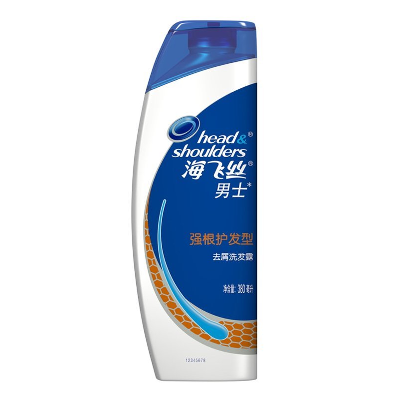 海飞丝男士去屑洗发露洗发水强根护发型380ml