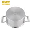KMW晶品复底汤锅 不粘锅304不锈钢加厚复底汤锅煲汤锅电磁炉通用