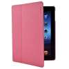毕利格（BYLEAG）苹果附件ipad2/ipad3/newipad/iPad4 粉色保护套（双折支架皮包）