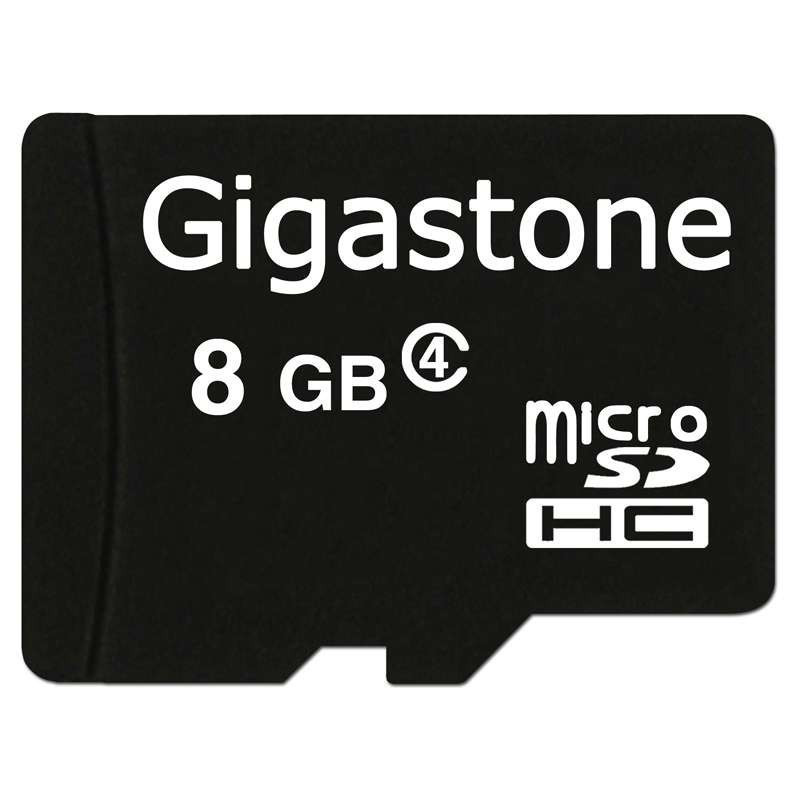 Gigastone(立达) TF(Micro SDHC)高速存储卡 8G(claSS4)2片包
