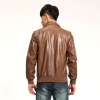 唐狮 男式 男PU仿皮夹克外套112111052302(棕色XL