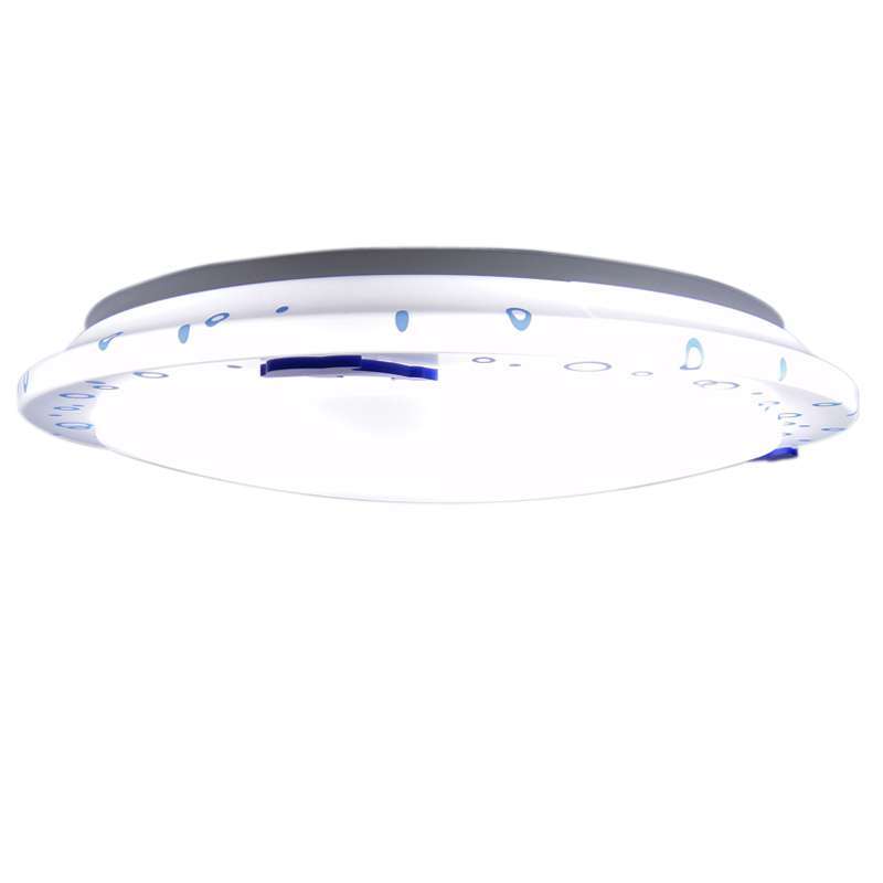 松下 吸顶灯-32W(日光)-乳白印花+蓝饰-Φ460-HAC9053E