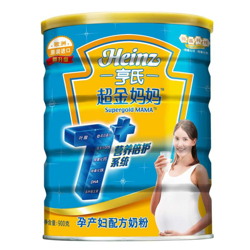 亨氏(Heinz)超金妈妈孕产妇配方奶粉900g 英国原装进口