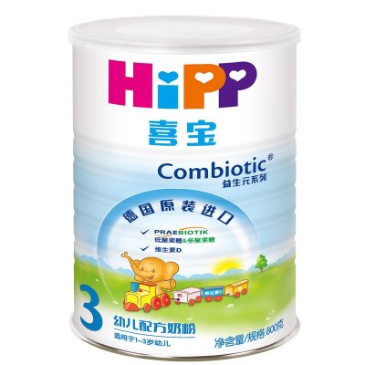 HiPP 喜宝 益生元系列 幼儿配方奶粉 3段 800g *3件
