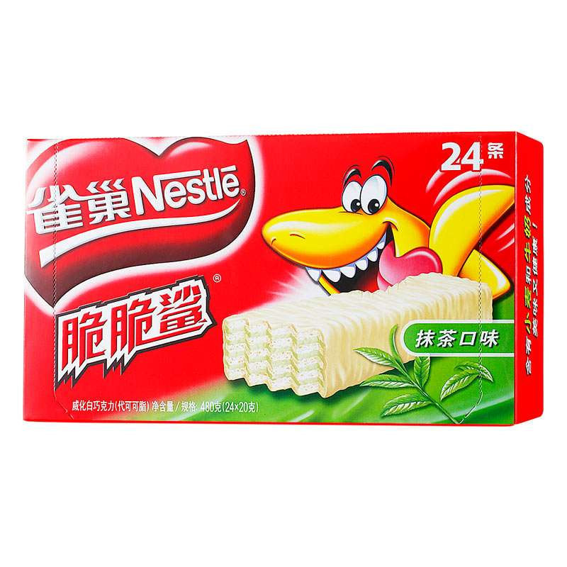雀巢抹茶夹心威化24条480g