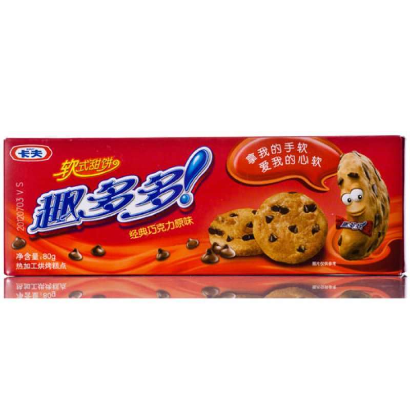 趣多多软式甜饼经典巧克力原味80g