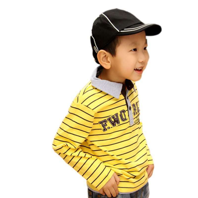 凡兜童装男款针织连帽长袖上衣17210104144黄色/160