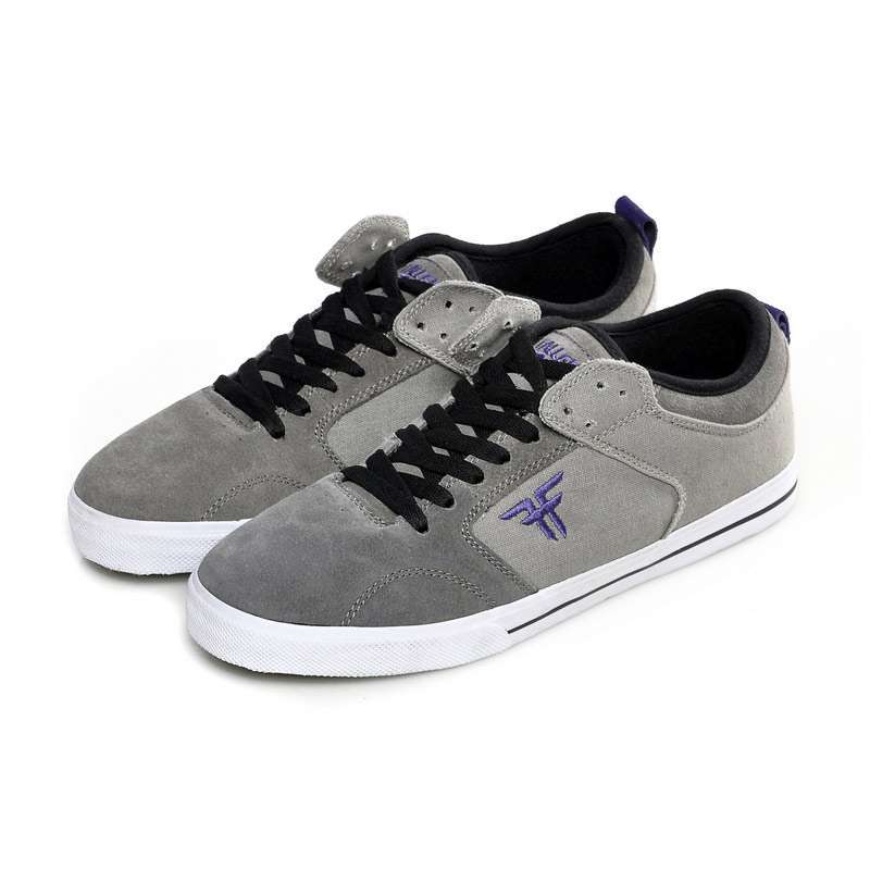 Fallen烈马S12木炭灰紫板鞋41070050-6（炭灰-紫）_45