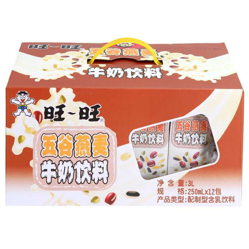 旺旺 五谷燕麦饮料 利乐装礼盒 250ml*12