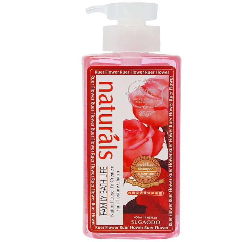 法国潞尔玫瑰花语香体沐浴露400ml