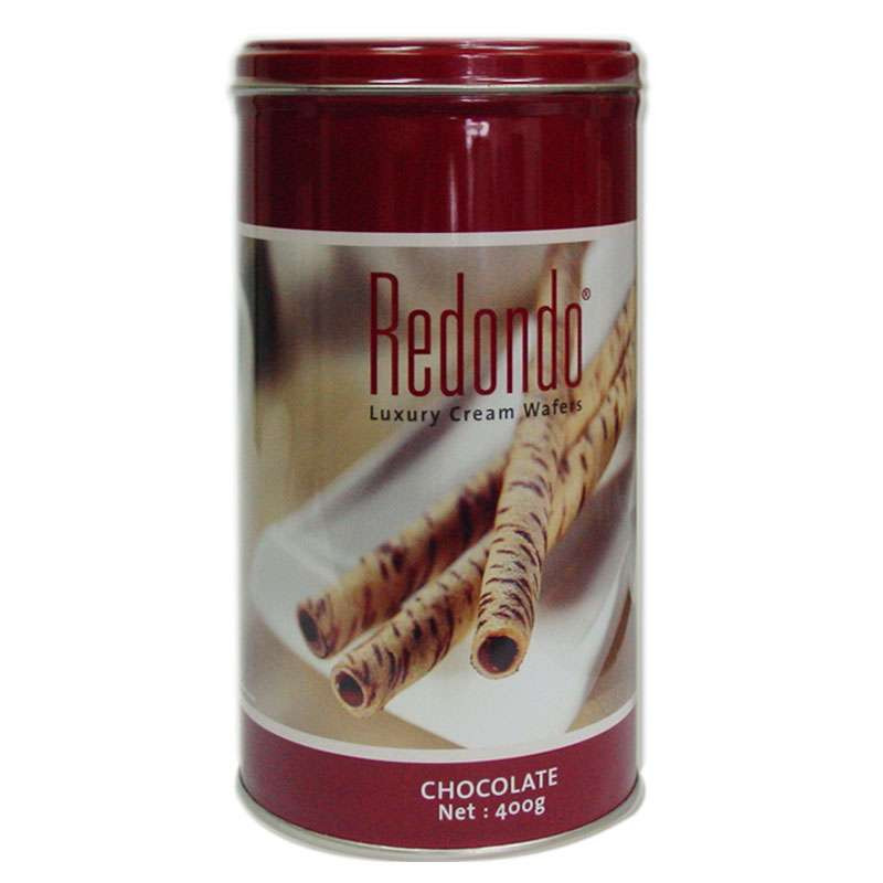 瑞丹多 Redondo 威化卷心酥 巧克力味 400g/罐