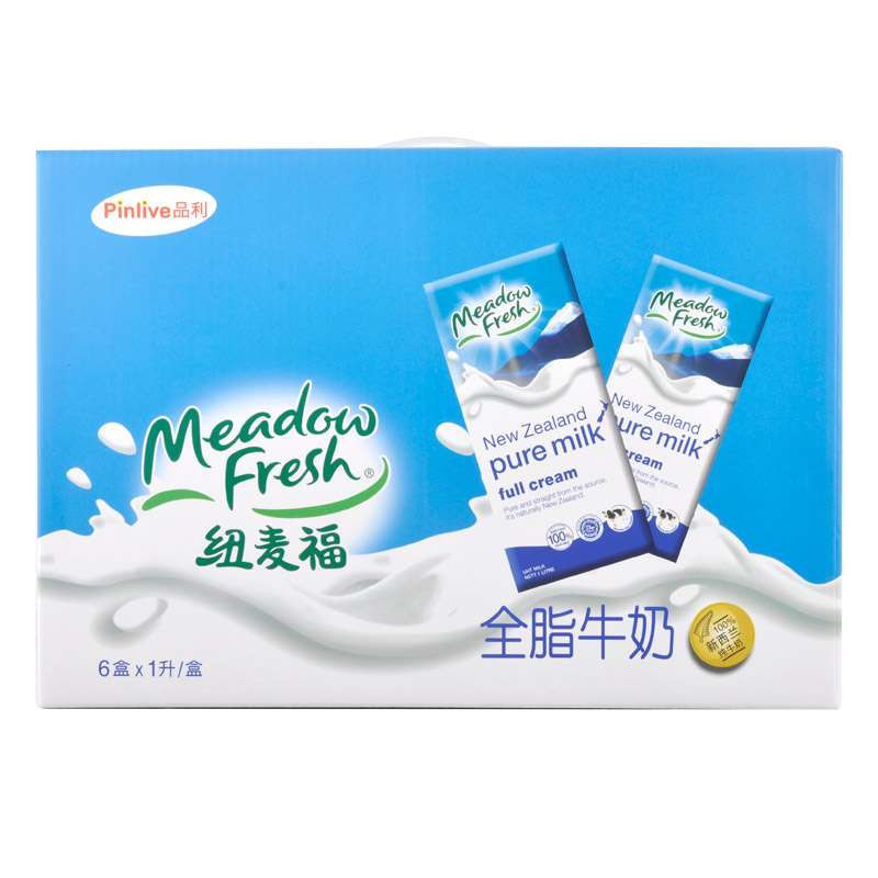 纽麦福全脂纯牛奶(1L×6礼盒)
