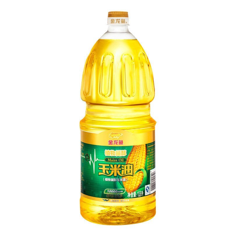 金龙鱼零反鲜榨甜香玉米胚芽油1.8L