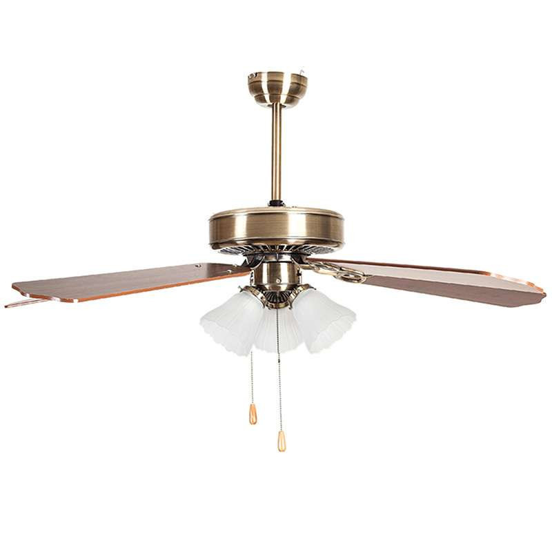 舒乐牌装饰吊扇三灯古铜色fdh05-130(古铜)