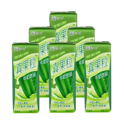 蒙牛 真果粒 牛奶(芦荟果粒) 250ml*12盒
