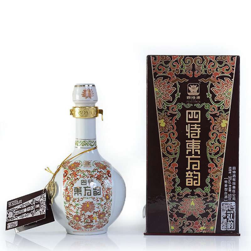 四特东方韵38度弘韵500ml（盒装)