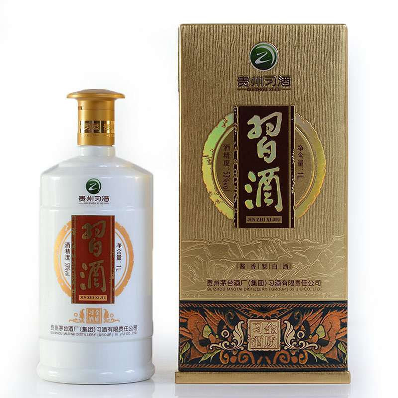 茅台集团 贵州习酒 金质 53度 1000ml 酱香型白酒 （新老包装随机发货）
