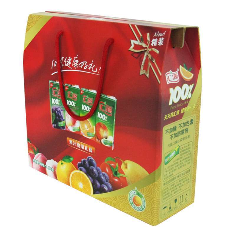 汇源果汁缤纷礼盒1l*4高清实拍图