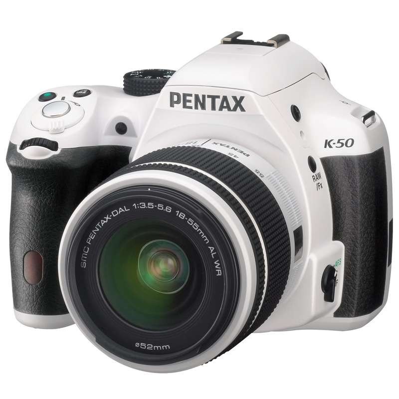 宾得(PENTAX) K-50 (K50) 单反相机 (18-55)+原装包 白色