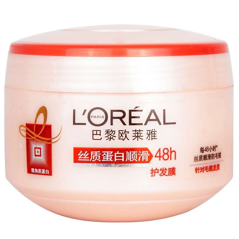 巴黎欧莱雅丝质蛋白顺滑护发膜200ml