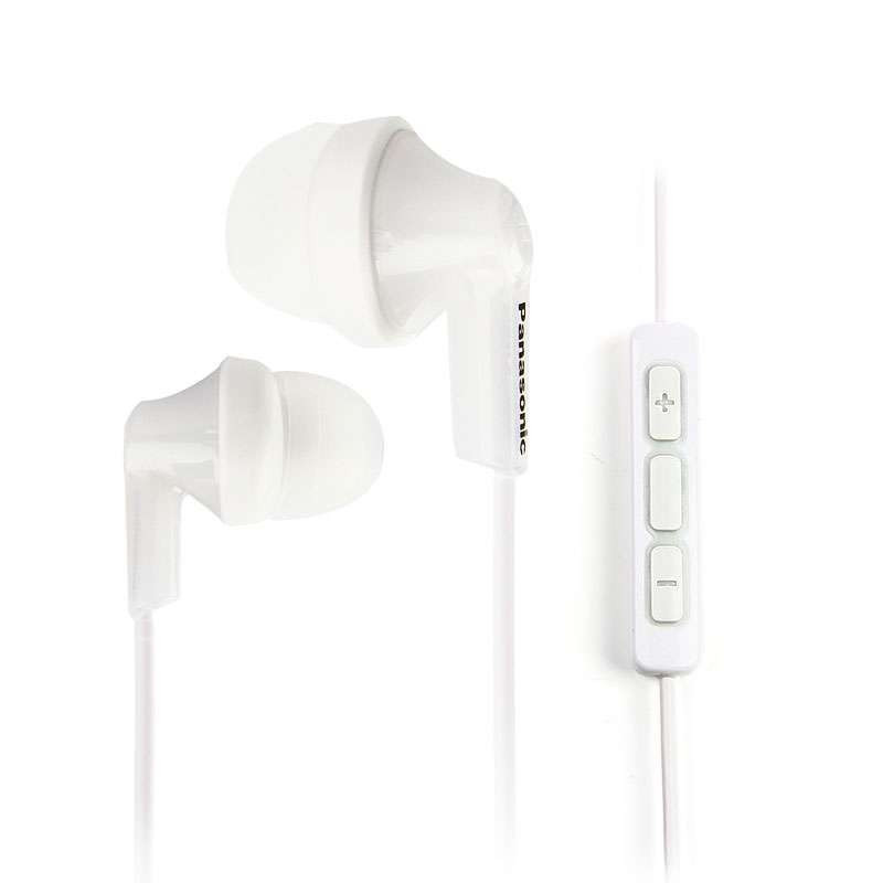 松下入耳式mic3线控耳机RP-HJC120E-W（白色）