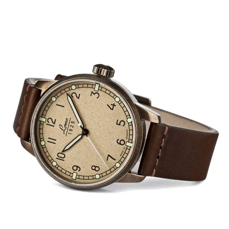 德国laco朗坤 vintage系列 机械男表 861785高清实拍图