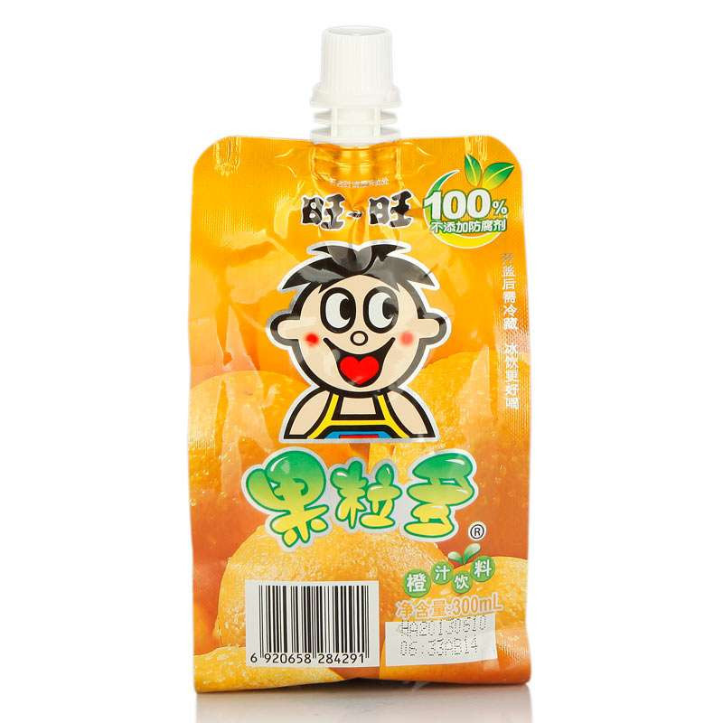旺旺 果粒多饮料(口袋包)(香橙)300mL